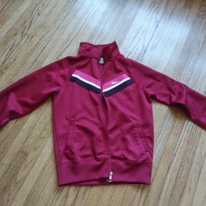 Nike girls retro zip up sz L